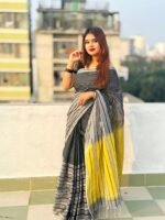 দেশীয় তাঁতের পিওর সুতি শাড়ি  - Pure cotton saree