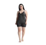 ছয় পার্টের নাইট ড্রেস ( কালো ) | ফ্রি সাইজ - Image 5