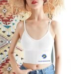 body shaper tops style padded bra | White & Green color | Free Size (30-38) - Image 5