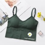 body shaper tops style padded bra | White & Green color | Free Size (30-38) - Image 2