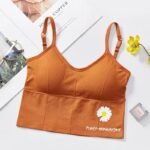 body shaper tops style padded bra | Orange color | Free Size (30-38)