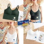 body shaper tops style padded bra | White & Green color | Free Size (30-38)
