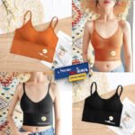 body shaper tops style padded bra | Orange & Black color | Free Size (30-38)