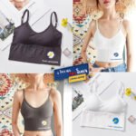 body shaper tops style padded bra | White & Gray color | Free Size (30-38)